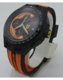 FERRARI SCUDERIA ORANGE MEN'S WATCH