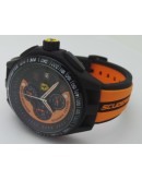 FERRARI SCUDERIA ORANGE MEN'S WATCH