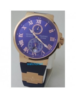 Ulysse Nardin Maxi Marine Blue Rubber Strap Swiss Automatic Watch