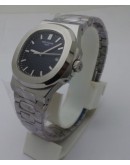 Patek Philippe Nautilus Steel Black Swiss Automatic Watch