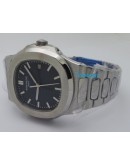 Patek Philippe Nautilus Steel Black Swiss Automatic Watch