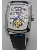 Parmigiani Fleurier: Kalpa XL Tourbillon Skeliton Steel White Swiss Automatic Watch