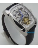 Parmigiani Fleurier: Kalpa XL Tourbillon Skeliton Steel White Swiss Automatic Watch