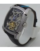 Parmigiani Fleurier: Kalpa XL Tourbillon Skeliton Black Diamnod Swiss Automatic Watch