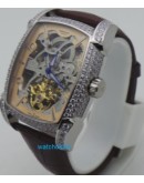 Parmigiani Fleurier: Kalpa XL Tourbillon Skeliton Diamond  Steel 2 Swiss Automatic Watch