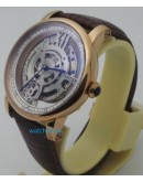 Cartier Rotonde De Cartier Astrotourbillon White Skeleton Swiss Automatic Watch