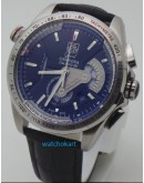 Tag Heuer Grand Carrera Calibre 36 Steel LEATHER STRAP WATCH