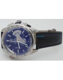 Tag Heuer Grand Carrera Calibre 36 Steel LEATHER STRAP WATCH