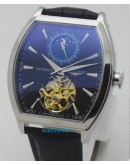 Longines Evidenza Sun Moon Phase Black Steel Swiss Automatic Watch