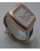 Gucci Coupe Chronograph Full White Dial Watch