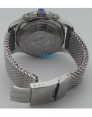 Breitling Chronographe Etanche Steel Swiss ETA Valjoux 7750 Automatic Watch