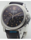 Panerai DAYLIGHT Chronograph Swiss ETA 2250 Valjoux Movement Automatic Mens Watch