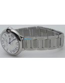 Cartier Ballon Bleu de Steel Swiss ETA Valjoux 7750 Movement Watch