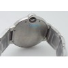 Cartier Ballon Bleu de Steel Swiss ETA Valjoux 7750 Movement Watch
