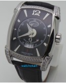 Parmigiani Fleurier: Kalpa XL Date Diamnod Black Steel Swiss Automatic Watch