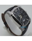Parmigiani Fleurier: Kalpa XL Date Diamnod Black Steel Swiss Automatic Watch