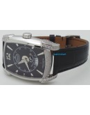 Parmigiani Fleurier: Kalpa XL Date Diamnod Black Steel Swiss Automatic Watch