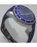 Breitling Superocean Chronograph 2 Blue Strap Watch