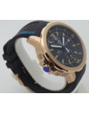 I W C Aquatimer Chronograph "Expedition Charles Darwin"  Black Edition Watch
