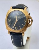 Panerai Radiomir Firenze Rose Gold Leather Strap Ladies Watch