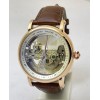 Patek Philippe Bridge Leather Strap Swiss Automatic Watch