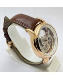 Patek Philippe Bridge Leather Strap Swiss Automatic Watch