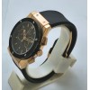 Hublot Classic Fusion Chronograph Rose Gold Black Rubber Strap Watch