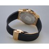 Hublot Classic Fusion Chronograph Rose Gold Black Rubber Strap Watch