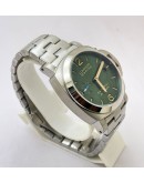 Panerai Marina Green Steel Bracelet Swiss ETA Automatic Watch