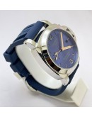 Panerai GMT Blue Rubber Strap Swiss Automatic Watch