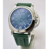 Panerai Marina Green Rubber Strap Swiss ETA Automatic Watch