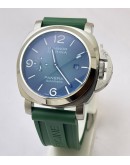 Panerai Marina Green Rubber Strap Swiss ETA Automatic Watch