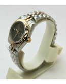Rolex Datejust Stick Marker Grey Dual Tone Swiss Automatic Ladies Watch
