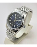 Rolex Day Just Blue Swiss Automatic Watch