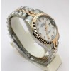 Rolex Date Just Mother Of Pearl White Swiss Automatic Watch