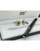 Mont Blanc Rollerball Pen Cufflink Combo - 2