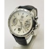 Tag Heuer Grand Carrera Calibre 17 Leather Strap White Swiss ETA 7750 Valjoux Movement Automatic Watch