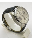 Tag Heuer Grand Carrera Calibre 17 Leather Strap White Swiss ETA 7750 Valjoux Movement Automatic Watch