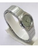 Omega Constellation Green Ladies Watch