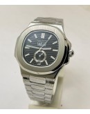 Patek Philippe Nautilus Annual Calendar Black Steel Swiss Automatic Watch