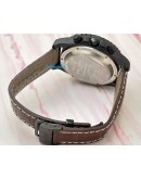 Breitling Cockpit Blue B50 Leather Strap Watch