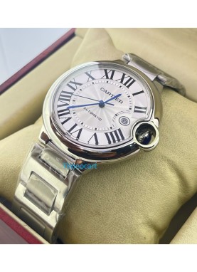 Cartier Ballon Bleu De Mens Steel Swiss Automatic Watch