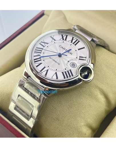 Cartier Ballon Bleu De Mens Steel Swiss Automatic Watch