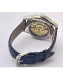 Jaeger Lecoultre Master Dual Time Diamond Bezel Swiss Automatic Watch