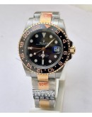 Rolex GMT Master ii Dual Tone Swiss ETA 3285 Valjoux Movement Watch