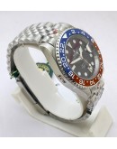 Rolex GMT Master ii Pepsi Jubilee Bracelet Swiss ETA 3285 Valjoux Movement Watch