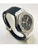 Hublot Big Bang Steel Black Rubber Strap Watch