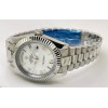Rolex Day-Date Steel Roman Marking White Swiss Automatic Watch