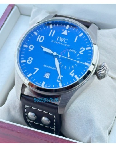 I W C Big Pilot Le Petit Prince Blue Swiss Automatic Watch