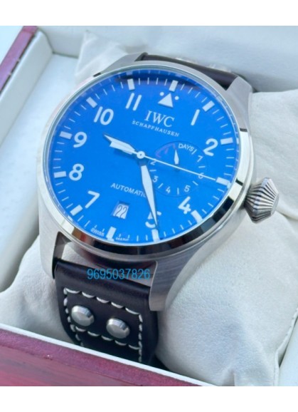 I W C Big Pilot Le Petit Prince Blue Swiss Automatic Watch